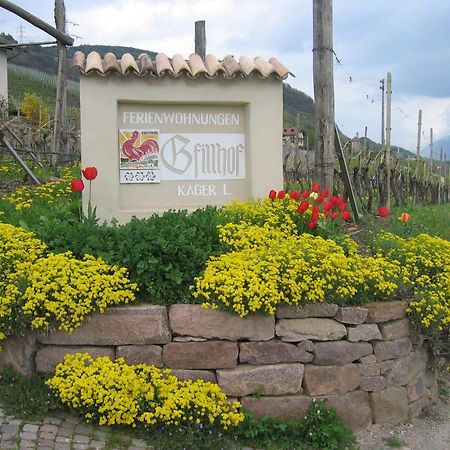 Gfillhof Ferienwohnung 3 Апп'яно-сулла-Страда-дель-Віно Екстер'єр фото